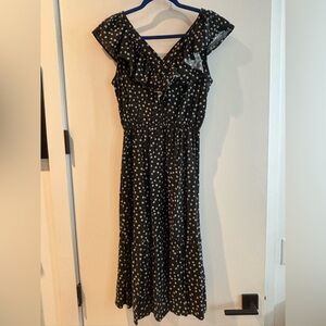 Banana Republic Black and White Maxi Sundress